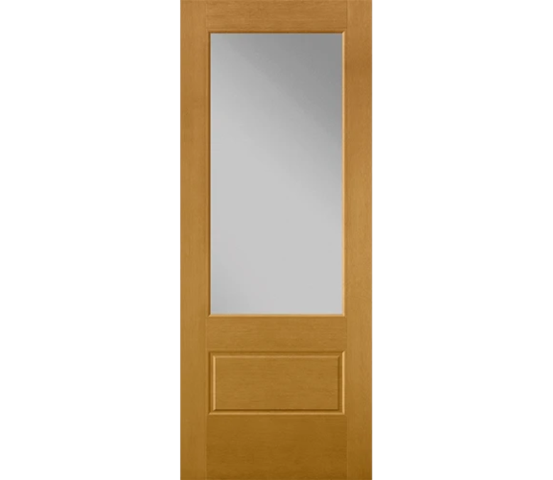 Nashville 3 Quaters Light Fiberglass Entry Door