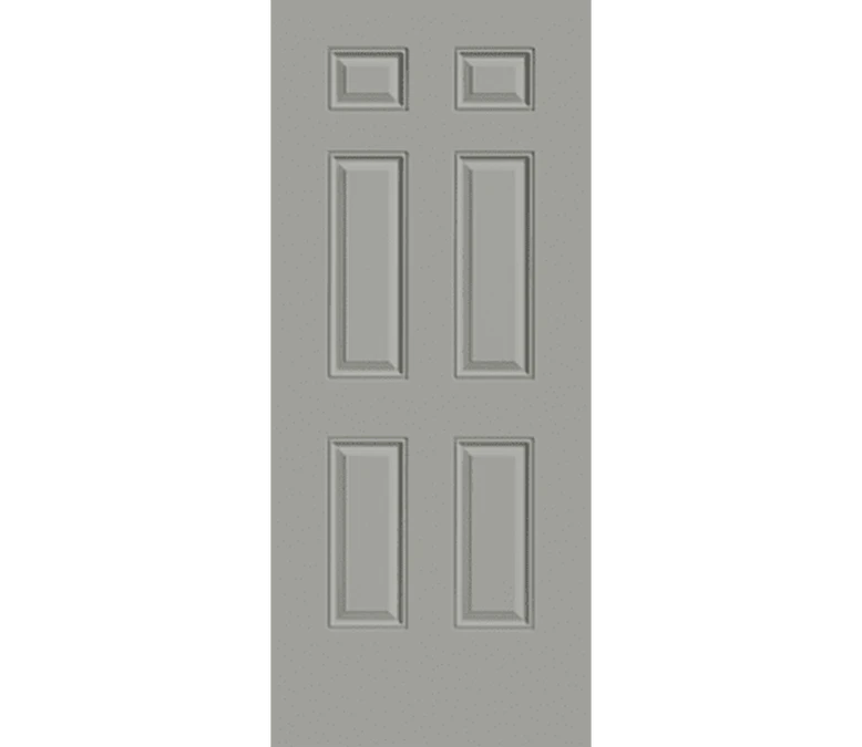 Nashville 6 Panel Steel Entry Door