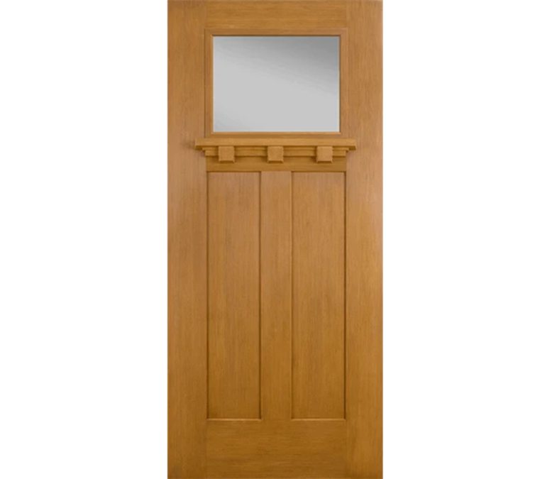 Nashville Craftsman Light Fiberglass Entry Door