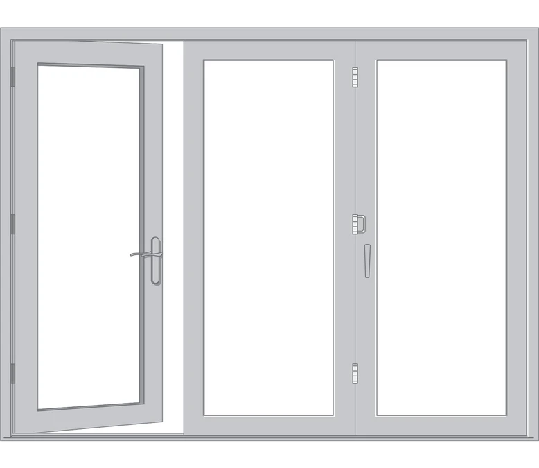 Nashville Pella Architect Reserve Series Contemporary Bifold Patio Door