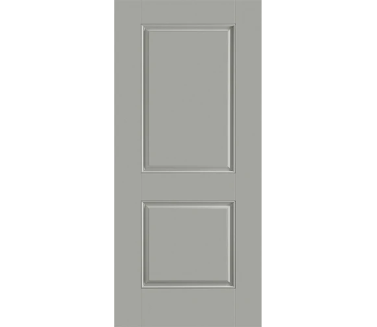 Nashville Two Panel Square Fiberglass Entry Door